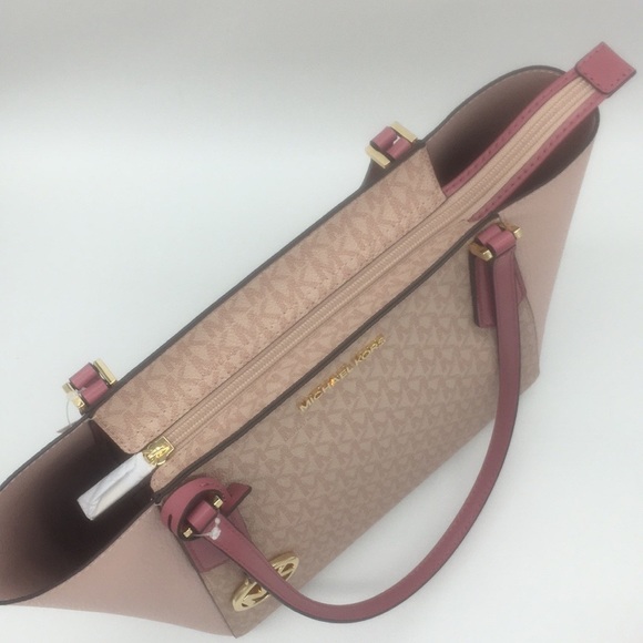 MICHAEL KORS KIMBERLY SM BONDED TOTE TULIP MULTI - Picture 5 of 8